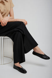 Stella black slippers