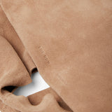 Bindle small beige suede bag