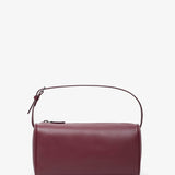 90'S burgundy leather bag
