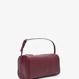 90'S burgundy leather bag