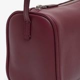 90'S burgundy leather bag