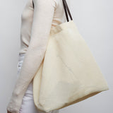 Barn ivory mesh tote bag