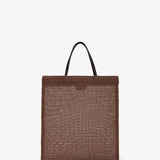 Barn mini beige mesh tote bag