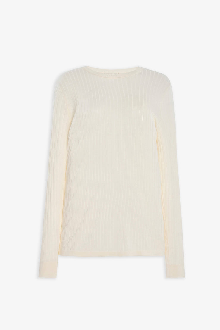 Keya white knit top