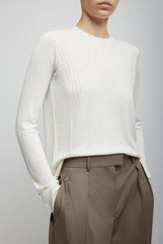 Keya white knit top