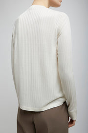 Keya white knit top