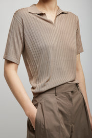 Kaiomi beige knit top