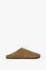 Hudson military suede slides