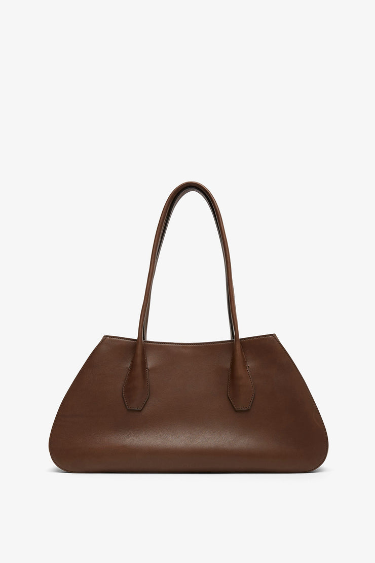Alger brown leather shoulder bag