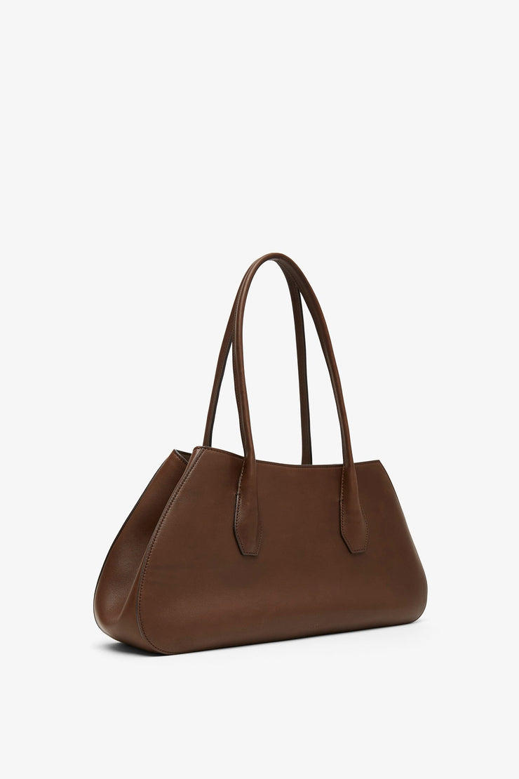 Alger brown leather shoulder bag