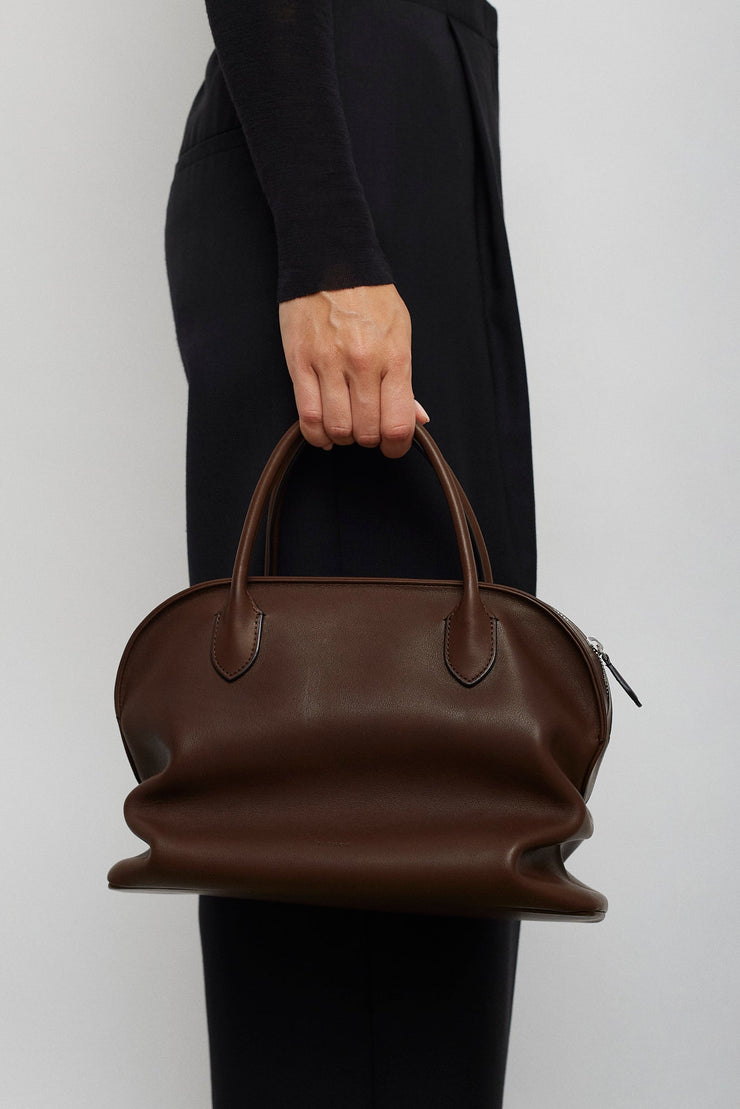 Agnes brown leather bag