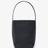 Medium N/S dark pine leather tote bag