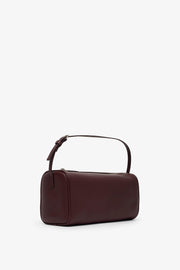 90's burgundy leather bag