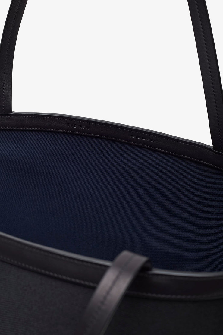 Park tote three black canvas bag