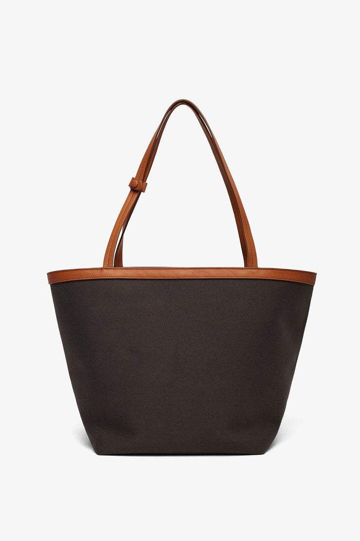 Park tote three brown canvas bag