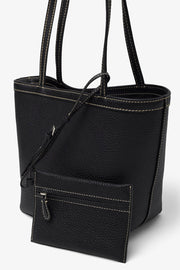 Medium park tote leather bag