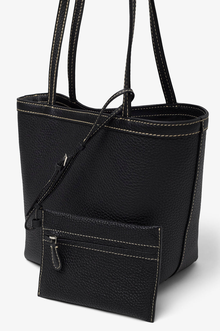 Medium park tote leather bag