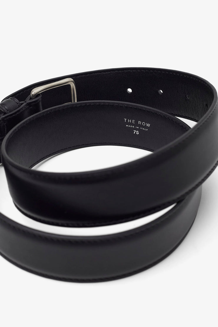 Maxi Classic black leather belt