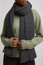 Luthgard faded black cashmere scarf