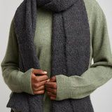 Luthgard faded black cashmere scarf