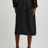 Azarion black wool skirt