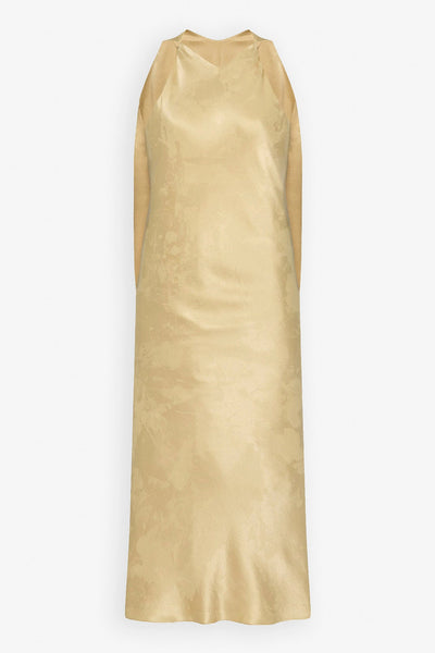 Baras textured crepe silk dress