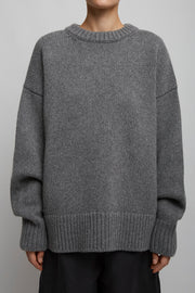 Ophelia grey wool cashmere sweater