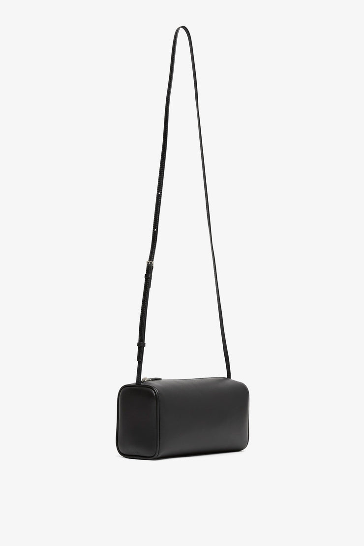 90'S black leather crossbody bag