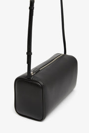 90'S black leather crossbody bag