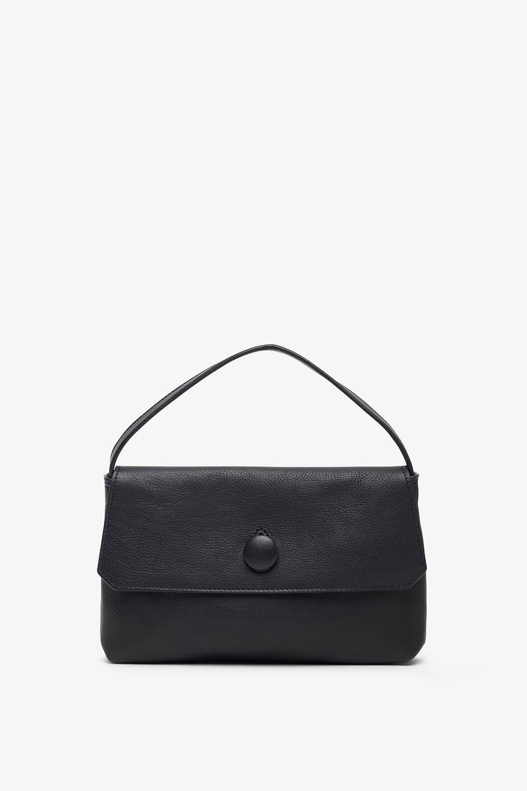 Sally black leather mini bag