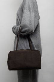 Astra Bowling dark brown shoulder bag