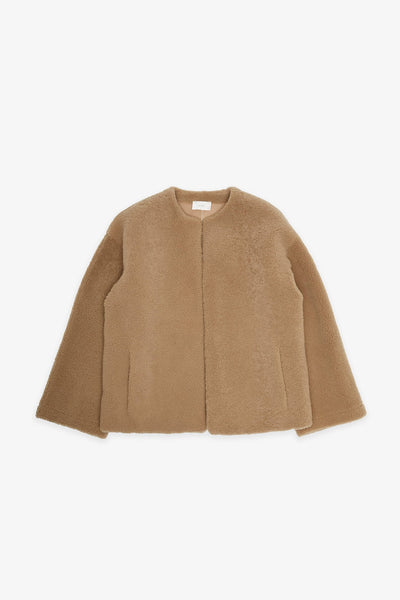 Valorin beige shearling jacket
