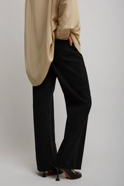 Eglitta black cotton jeans