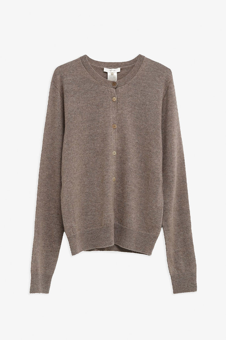 Maui pebble beige cashmere cardigan