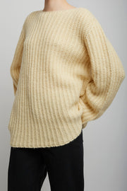 Mirr yellow cashmere sweater