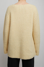 Mirr yellow cashmere sweater