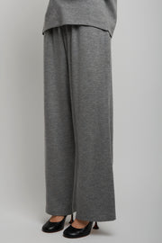 Lanuit grey melange cashmere pants