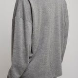 Raveena grey cashmere top
