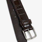 Classic brown leather belt