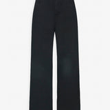Eglitta black linen wide-leg pants