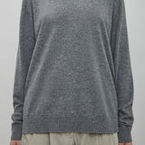 Nian grey cashmere top