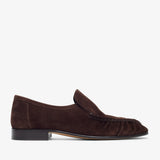 Soft mocassin two suede flats