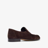 Soft mocassin two suede flats