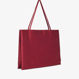 Cecily large red tote bag