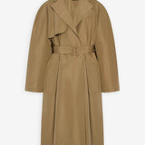 Amapola silk trench coat