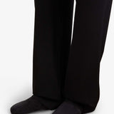 Hudson black mule slides