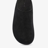 Hudson black mule slides