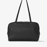 Astra black leather shoulder bag