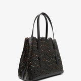 Mina 25 vienne vague black tote bag