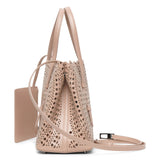 Mina 25 vienne circulaire beige tote bag